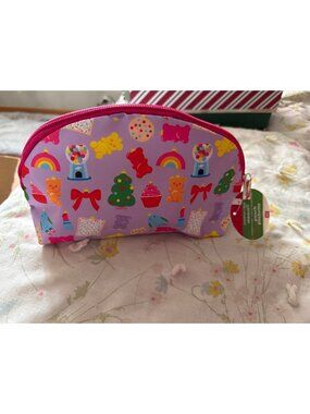 Christmas-Themed Creatology Gift Set - Press-On Nails Hair Clips Pouch & Keychai